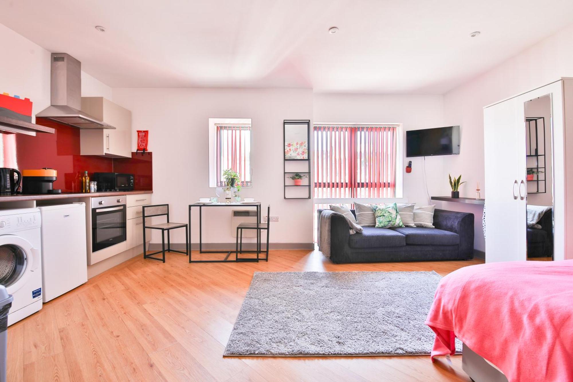 Princess Lofts City Centre Studios With Nespresso Coffee Machines & New Fast Wifi By Stayright Swansea Rum bild
