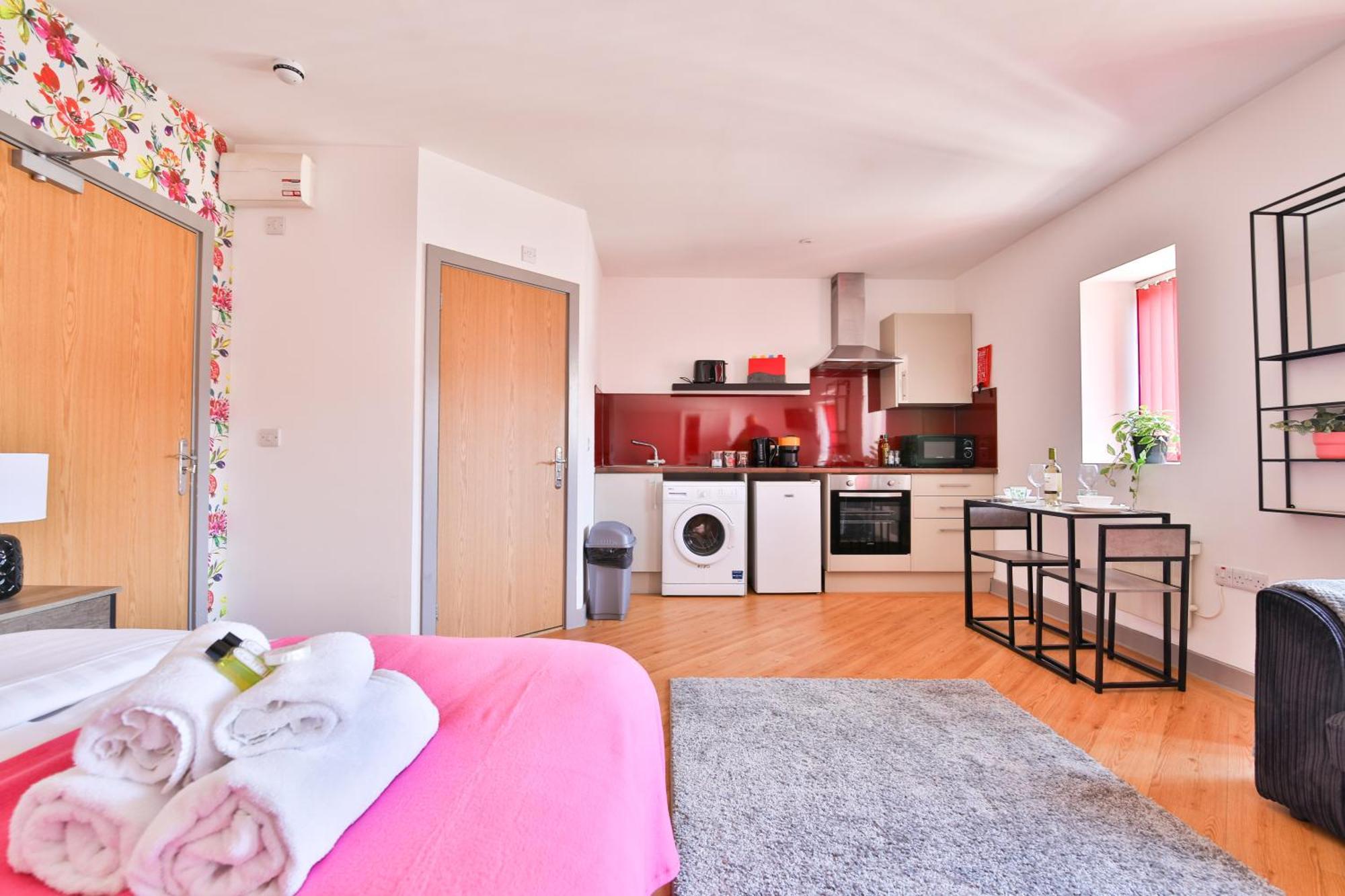 Princess Lofts City Centre Studios With Nespresso Coffee Machines & New Fast Wifi By Stayright Swansea Rum bild